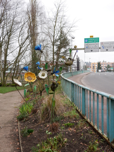 Sarreguemines_Keramikblumen